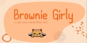 Brownie Girly font download