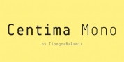 Centima Mono font download