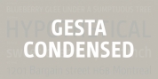 Gesta Condensed font download