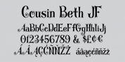 Cousin Beth JF font download