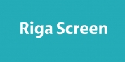 Riga Screen font download