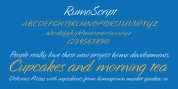 Rumo Script font download