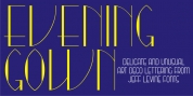 Evening Gown JNL font download