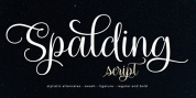 Spalding Script font download