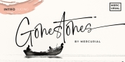 Gonestone Signature font download