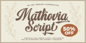 Mathovia Script font download