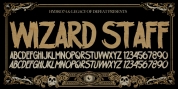 H74 Wizard Staff font download