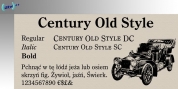 Century Old Style font download