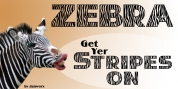 JWX Zebra font download