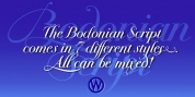 Bodonian Script font download