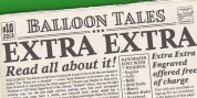 Extra Extra font download