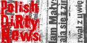 Polish Dirty News font download