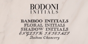 Bodoni Classic Initials font download