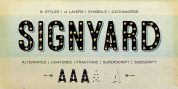 Signyard font download