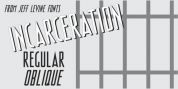 Incarceration JNL font download