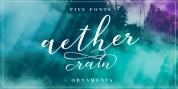 Aether Rain font download