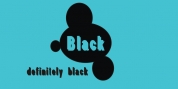 Black font download