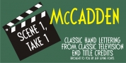 McCadden JNL font download