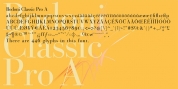 Bodoni Classic Pro font download