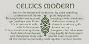 Celtics Modern font download