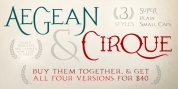 Aegean and Cirque font download
