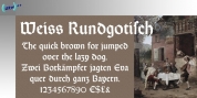 Weiss Rundgotisch font download