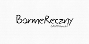 Barme Reczny font download