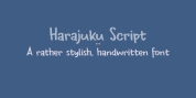Harajuku Script font download