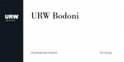 URW Bodoni font download