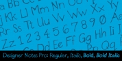 Designer Notes Pro font download