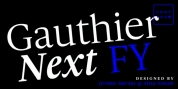 Gauthier Next FY font download