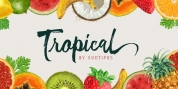Tropical font download
