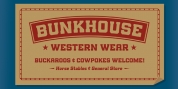Bunkhouse font download