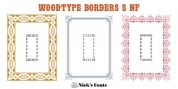 Woodtype Borders 2 NF font download