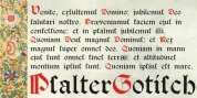 Psalter Gotisch font download