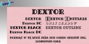 Dextor font download