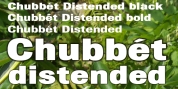 Chubbet Distended font download