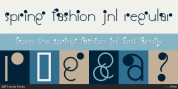 Spring Fashion JNL font download