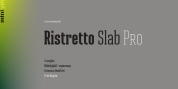 Ristretto Slab Pro font download