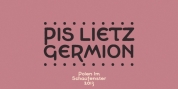 PiS LIETZ Germion font download