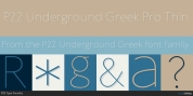 P22 Underground Greek font download