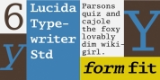 Lucida Typewriter font download