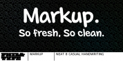Markup font download