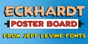 Eckhardt Poster Board JNL font download