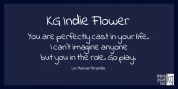KG Indie Flower font download