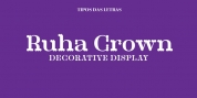 TDL Ruha Crown font download