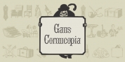 Gans Cornucopia font download