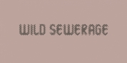 Wild Sewerage font download