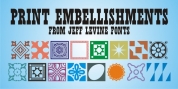 Print Embellishments JNL font download