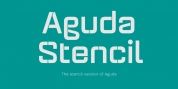 Aguda Stencil font download
